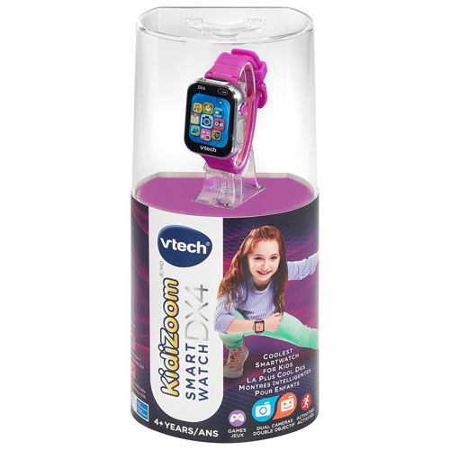 VTech KidiZoom DX4 Smartwatch with Camera - Purple