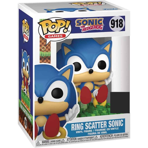 Pop Games Sonic The Hedgehog 3.75 Inch Action Figure Exclusive - Ring Scatter Sonic #918