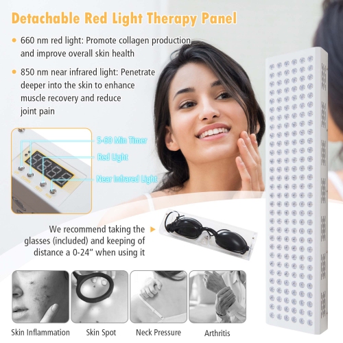 Salle de sauna en bois à infrarouge 3-5&nbsp;personnes de Costway pour 240&nbsp;V à domicile avec haut-parleurs Bluetooth