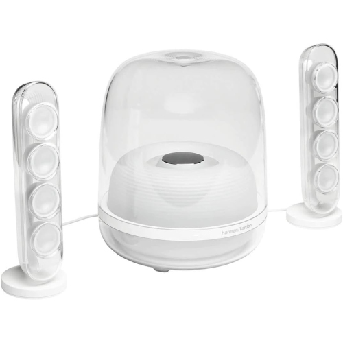 Harman Kardon SoundSticks 4 Bluetooth Speaker System, White- Open Box (10/10 Condition)