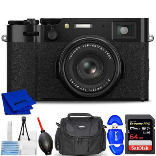 FUJIFILM X100VI Digital Camera 16821913 - 7PC Accessory Bundle