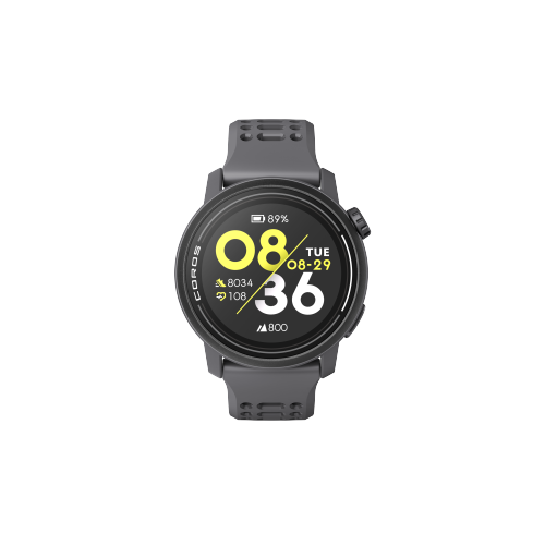 COROS PACE 3 GPS Sport Watch - Silicone Band - Black