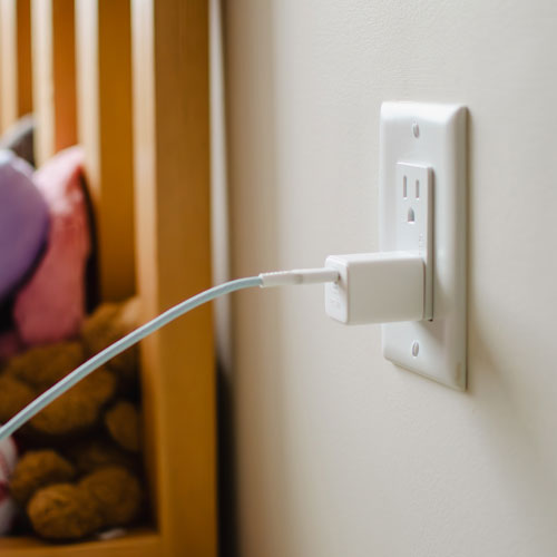 Chargeur mural PD GaN USB-C de 20 W Vibrance de LOGiiX - Blanc