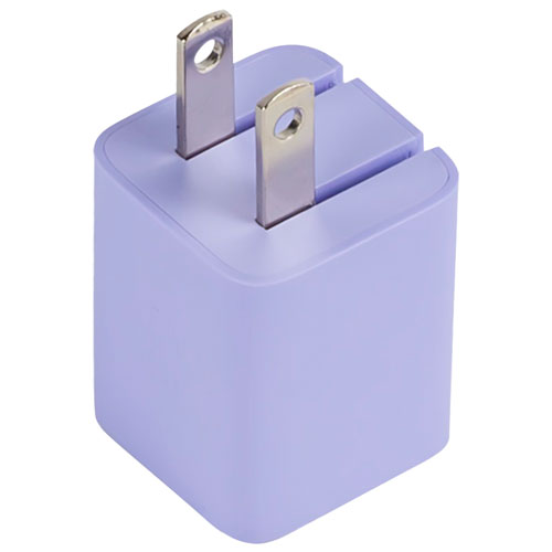 LOGiiX Vibrance 30W USB-C GaN PD Wall Charger - Lavender