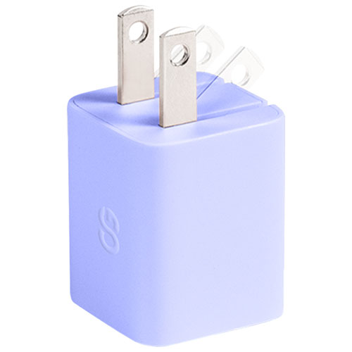 LOGiiX Vibrance 30W USB-C GaN PD Wall Charger - Lavender