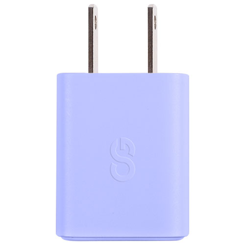 Chargeur mural PD GaN USB-C de 20 W Vibrance de LOGiiX - Lavande