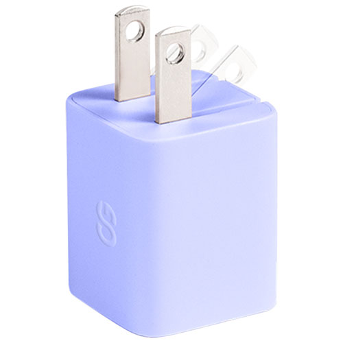 Chargeur mural PD GaN USB-C de 20 W Vibrance de LOGiiX - Lavande
