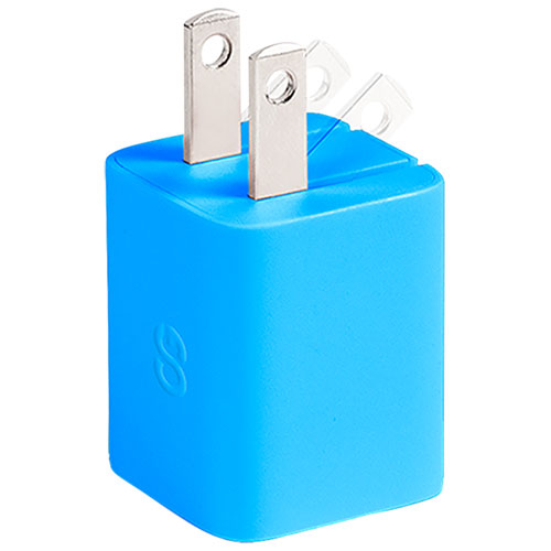 LOGiiX Vibrance 30W USB-C GaN PD Wall Charger - Turquiose