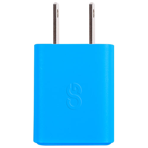 Chargeur mural PD GaN USB-C de 20 W Vibrance de LOGiiX - Turquoise