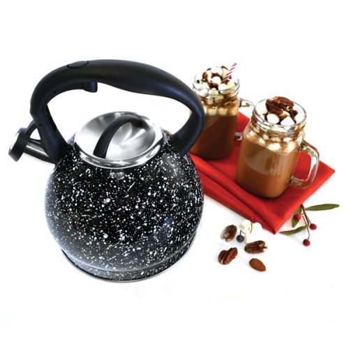 Stainless Steel Whistling Tea Kettle 3.3L, Black