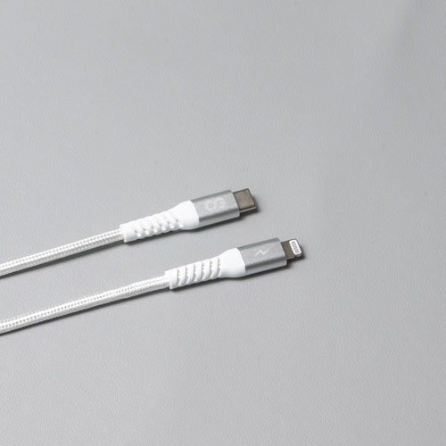 LOGiiX Vibrance 1.2m Braided USB-C to Lightning Cable (LGX-13755) - White