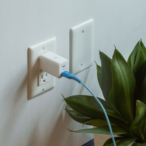 Câble tissé USB-A à Lightning de 1,2 m Vibrance de LOGiiX (LGX-13757) - Turquoise