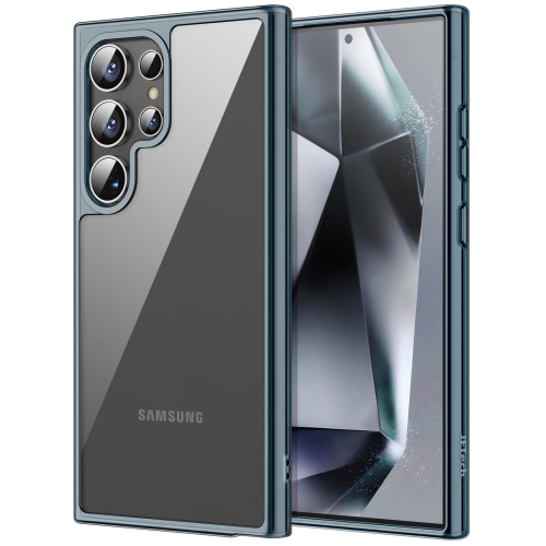 Samsung Galaxy S24 Ultra 5G, Non-Yellowing Shockproof Bumper Protective Phone Cover, Anti-Scratch Hard PC Back