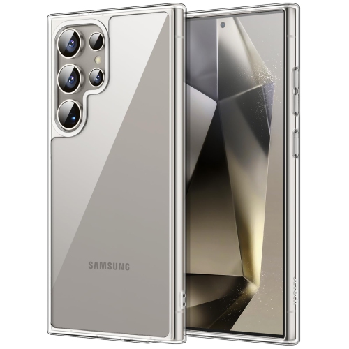 Image 1 of 6.. Samsung Galaxy S24 Ultra 5G, Non-Yellowing Shockproof Bumper Protective Phone Cover, Anti-Scratch Hard PC Back