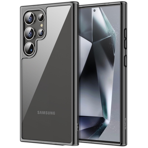 Samsung Galaxy S24 Ultra 5G, Non-Yellowing Shockproof Bumper Protective Phone Cover, Anti-Scratch Hard PC Back