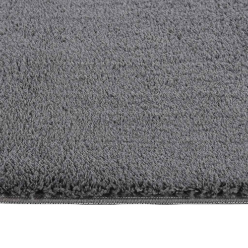vidaXL 5x7.5 Feet Indoor Shaggy Rugs Modern Plush Area Rugs with Anti-Slip Backing Anthracite