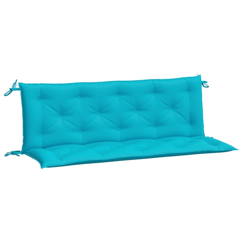 vidaXL Indoor/Outdoor Bench Cushions 2 pcs, Water-Repellent, Turquoise 59.1"x19.7"x2.8"