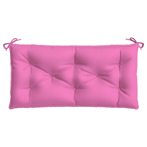vidaXL Indoor/Outdoor Bench Cushions 2 pcs, Water-Repellent, Pink 39.4"x19.7"x2.8"