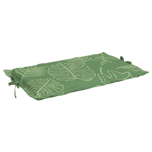 vidaXL Sun Lounger Cushion Leaf Pattern Oxford Fabric