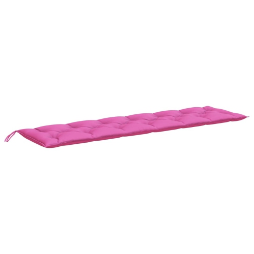 Image 1 of 5.. vidaXL Garden Bench Cushion Pink 200x50x7 cm Fabric