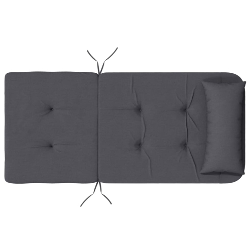 vidaXL Adirondack Chair Cushions 2 pcs Anthracite Oxford Fabric