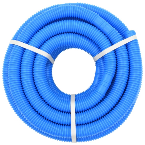 vidaXL Pool Hose with Clamps Blue 1.4" 39.3'