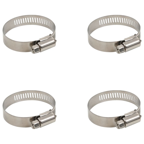 vidaXL Pool Hose with Clamps Blue 1.4" 39.3'