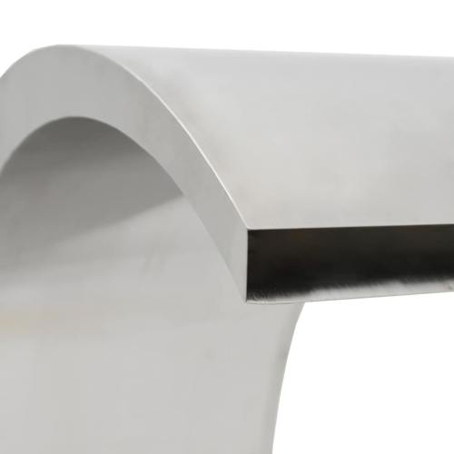 vidaXL Pool Fountain, Stainless Steel 304 Construction, Chlorine-Resistant, 8.7"x23.6"x27.6"