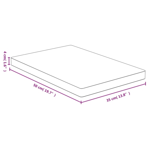 vidaXL Chopping Board 35x50x4 cm Bamboo