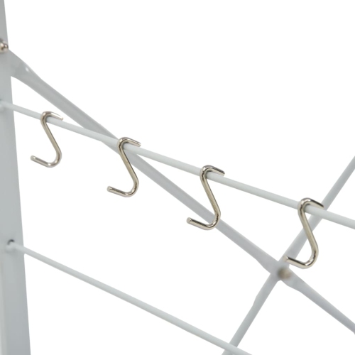 Meuble pour four à micro-ondes vidaXL, bois d'ingénierie, 60 x 39,6 x 123 cm, blanc