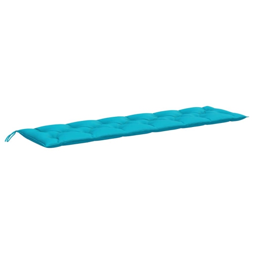 vidaXL Indoor/Outdoor Bench Cushions 2 pcs, Water-Repellent, Turquoise 78.7"x19.7"x2.8"