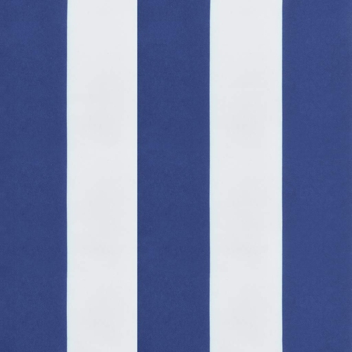 vidaXL Indoor/Outdoor Bench Cushions 2 pcs, Water-Repellent, Blue&White Stripe 78.7"x19.7"x2.8"
