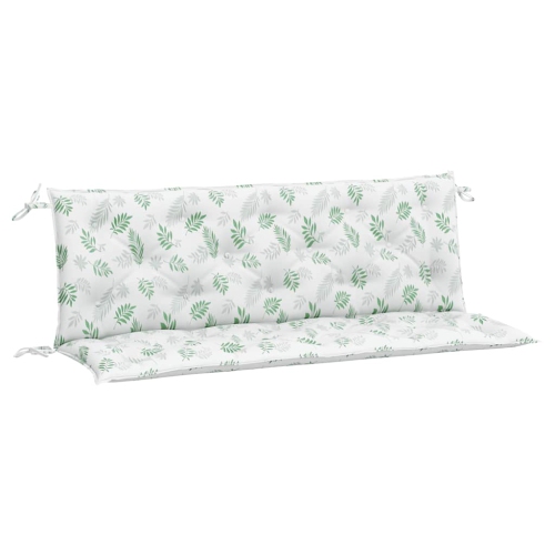 Image 1 of 7.. vidaXL Indoor/Outdoor Bench Cushions 2 pcs, Water-Repellent, Lead Pattern 59.1"x19.7"x2.8"