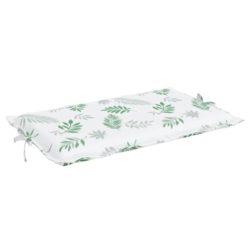 vidaXL Sun Lounger Cushion Leaf Pattern Oxford Fabric