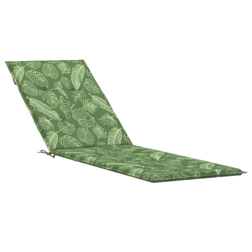 Image 1 de 7.. Fauteuil à dossier en tissu Oxford à motif de feuilles de vidaXL