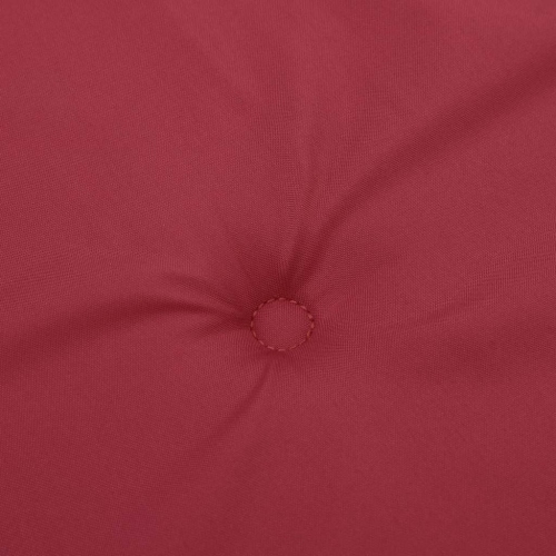 vidaXL Highback Chair Cushions 2 pcs Wine Red Oxford Fabric