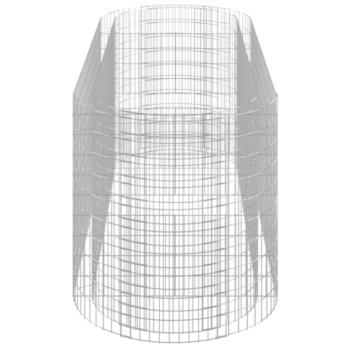 vidaXL Gabion Raised Bed Galvanised Iron 300x100x100 cm