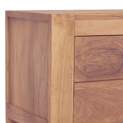 vidaXL Bedside Cabinet 40x30x50 cm Solid Teak Wood