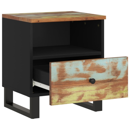 vidaXL Bedside Cabinets 2 pcs Solid Wood Reclaimed&Engineered Wood