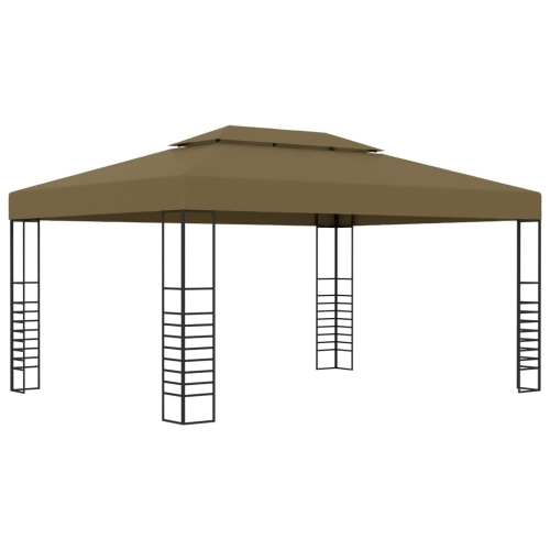 VIDAXL  Gazebo 3X4 M Taupe 180 G/m²