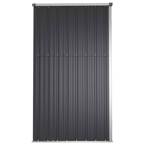 vidaXL Garden Tool Shed Anthracite 225x89x161 cm Galvanised Steel