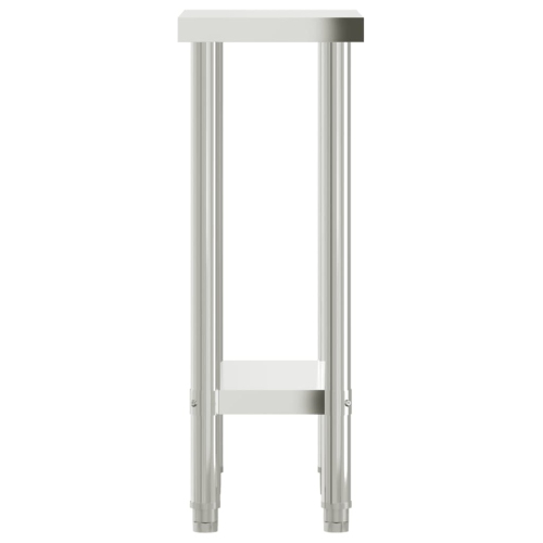 Table de travail de cuisine de 55 x 30 x 30 po en acier inoxydable 85 cm de vidaXL