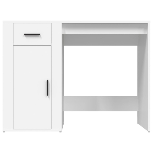 vidaXL Desk White 100x49x75 cm Engineered Wood