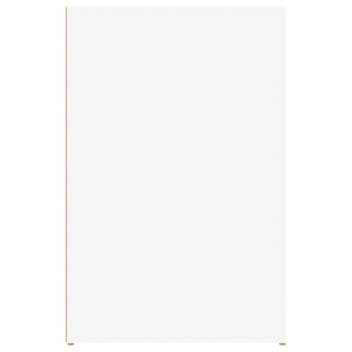 vidaXL Desk White 100x49x75 cm Engineered Wood