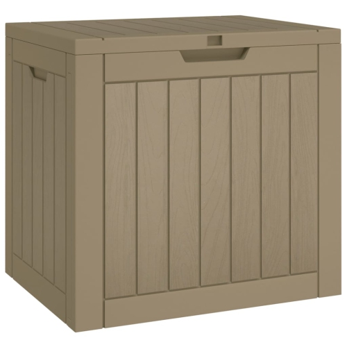 VidaXL – Boîte de rangement de jardin grise 55.5 x 43 x 53&nbsp;cm Polypropylène