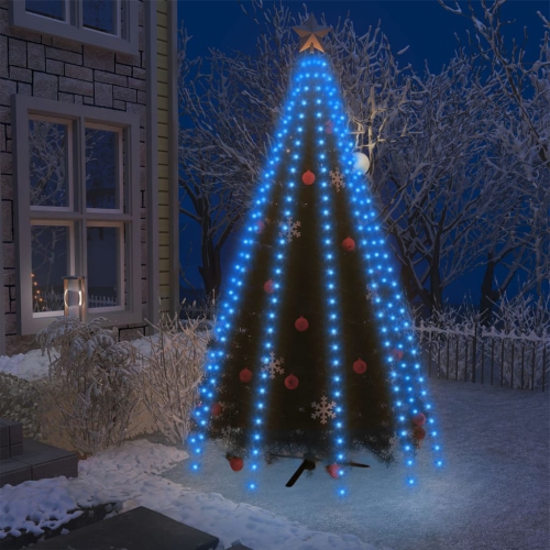 VIDAXL  Christmas Tree Net Lights With 300 Leds Blue 300 Cm