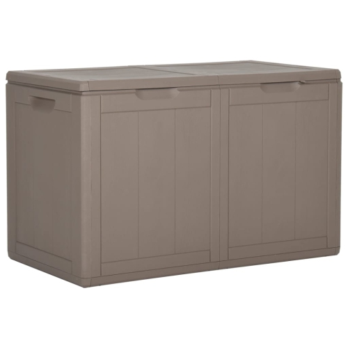 VIDAXL  Garden Storage Box 180L Pp Wood Look In Brown