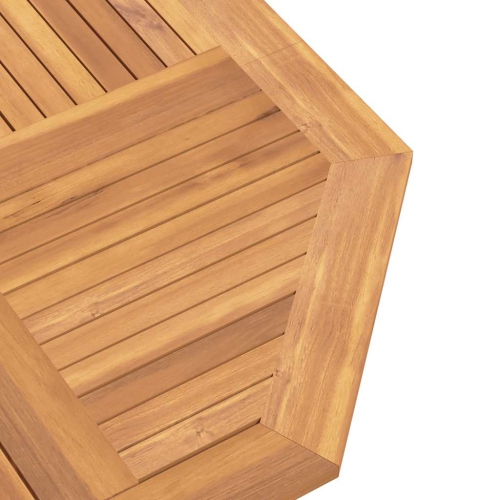 vidaXL Folding Garden Table 110x110x75 cm Solid Wood Teak