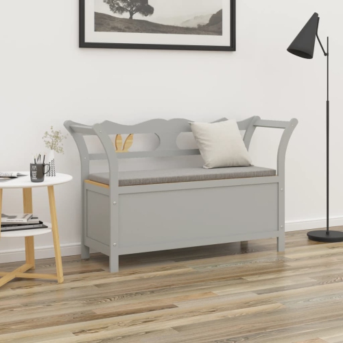 VIDAXL  Bench Grey 107X45X75.5 Cm Solid Wood Fir