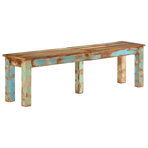 VIDAXL  Bench 160X35X46 Cm Solid Reclaimed Wood